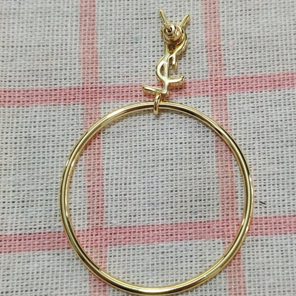 Saint Laurent Round Earring - Picture 4 of 6